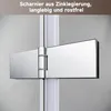 SUNXURY Drzwi prysznicowe 90x195cm Drzwi składane 180° Podgląd zdjęcia produktu 10