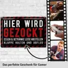 Retro Blechschild, Gaming Schild, HIER WIRD GEZOCKT Produktbild-Vorschau 2