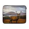 MuchoWow® Laptop Hülle 17 Zoll Laptoptasche Hirsche - Berge Produktbild-Vorschau 1