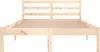 vidaXL Massivholzbett ohne Matratze 120x200 cm Kiefernholz Produktbild-Vorschau 4