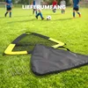 SPORTNOW Prenosné futbalové bránky typu "pop-up" vhodné do Náhľad obrázku produktu 8