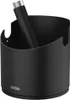 A black knock box with a silver tamper inside, set against a white background. Náhled obrázku produktu
