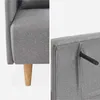 sweeek - Divano a 2 posti - Grigio chiaro Anteprima dell’immagine prodotto 7