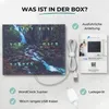 WordClock Jupiter Dark Forest - elegante Wortuhr in Deutsch Produktbild-Vorschau 3