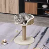 PawHut Kraboom klein, 49 cm, kattenboom, krabpaal met Productafbeelding-voorbeeld 2