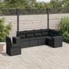 6-teiliges Gartenmöbel-Set, modulare Sofagarnitur mit Produktbild-Vorschau 2