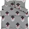 vidaXL Ensemble de literie Gris 220x240 cm coton Voir les images du produit 1