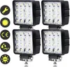 Wolketon 4x 48W LED Arbeitsscheinwerfer 12V 24V LED Produktbild-Vorschau 1