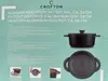 Crofton Aluguss Topf + Deckel Induktion 24 cm Produktbild-Vorschau 3