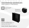 LuxeBath Wandnische aus Edelstahl, 30x30x10 cm, Schwarz, Produktbild-Vorschau 5