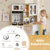COSTWAY Cuisine pour enfants, cuisine en bois avec 10 Voir les images du produit 9