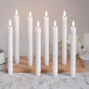 8 candele a LED, luce bianco caldo, 25 cm, senza fiamma, Anteprima dell’immagine prodotto 1
