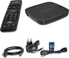 A collage of a media player and its accessories. Produktbild-Vorschau