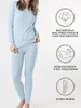 OCERA Thermo Unterhemd für Damen aus Baumwolle -  hellblau Produktbild-Vorschau 2