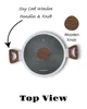 Masterpan 15-teiliges Topfset | Weiße Töpfe | mit Deckel | Produktbild-Vorschau 5