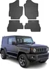 2018-2025 Suzuki Jimny tappetini in gomma nero 4 pz Anteprima dell’immagine prodotto 1