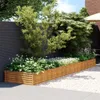 vidaXL Lit surélevé 482x100x36 cm acier corten Voir les images du produit 2