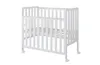 ZEE BAMBI Weiß Beistellbett Baby mit Matratze & Rollen Produktbild-Vorschau 6