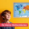 Kinder Lernposter Weltkarte - Größe: A1 - 841 x 594 mm Produktbild-Vorschau 4