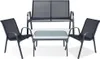 Gartenmöbel-Set: 2 Sessel, 1 Tisch, 2-Sitzer-Sofa für 4 Produktbild-Vorschau 1