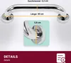 HOOZ Haltegriff für Dusche & Badewanne 40 cm - Edelstahl Produktbild-Vorschau 5