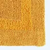 HOMESCAPES Halbrunde Badematte senfgelb 50x80 cm aus 100% Produktbild-Vorschau 2