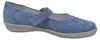 Semler Flora Weite H Spangenballerina Blau Produktbild-Vorschau 2
