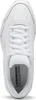 A top-down view of a white Reebok sneaker. Voir les images du produit