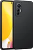 Silikonowe etui ochronne do Xiaomi Mi 12 Lite 5G Matt Black Podgląd zdjęcia produktu 1