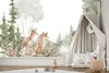 Muralo Vlies Fototapete Für Kinderzimmer WALDTIERE Blumen Produktbild-Vorschau 5