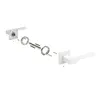 HEXIM Türgarnitur, Zimmer Türgriff WC / Bad Aluminium matt Produktbild-Vorschau 3