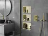 Mexen X-Wall-R półka wnękowa z kołnierzem 30 x 20 cm, złota Podgląd zdjęcia produktu 4