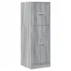 vidaXL Apothekerschrank Grau Sonoma 40x41x118 cm Produktbild-Vorschau 4