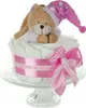 Windeltorte It´s a girl rosa mit Spieluhr Schlaflied 'Guten Produktbild-Vorschau 1