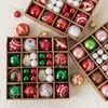 Christbaumkugeln Set 44 Metallic Lackiert Widerstandsfähig Produktbild-Vorschau 4