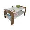 Skye Decor, Erica - White, Walnut, Couchtisch, Weiß, 100% Produktbild-Vorschau 2