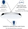 A shower head with callouts highlighting its features and compatibility. Náhľad obrázku produktu