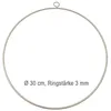 Metallring gold 30 cm Traumfänger Makramee Hochzeit Produktbild-Vorschau 2