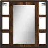 vidaXL Koupelnová zrcadlová skříňka kouřový dub 60x16x60 cm Náhled obrázku produktu 5