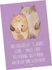 Mr. & Mrs. Panda Postkarte 5. Hochzeitstag Holzhochzeit - Produktbild-Vorschau 1
