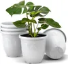 Plastard Übertopf 5er-Set Ø 30 cm Weiß, 10 Liter, Garten & Produktbild-Vorschau 1