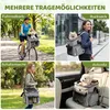 Hundekorb Fahrrad Vorne Tragbar Hundefahrradkorb mit Produktbild-Vorschau 6