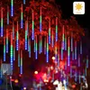 Meteorschauer Lichterkette Solar 8 50cm-Röhren, LED Produktbild-Vorschau 1