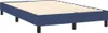 vidaXL Boxspringbettgestell Blau 120x200 cm Stoff Produktbild-Vorschau 3