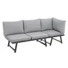 SVITA GRENADA Salon de jardin 4 pièces double chaise longue Voir les images du produit 10