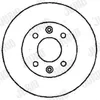 2x JURID Bremsscheibe 561257JC für RENAULT TWINGO I (C06_) Produktbild-Vorschau 2