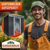 GARDEBRUK® L Metall Gerätehaus 2m² mit Fundament Produktbild-Vorschau 7