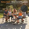 Albatros Bierzeltgarnitur Rattan – robuste Produktbild-Vorschau 5