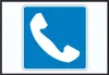 Fernsprech­stelle Telefon Symbol A4 Rückseite selbstklebend Produktbild-Vorschau 1