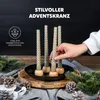 podnos Bremermann | 4 magnetické svícny | svícen, černý Náhled obrázku produktu 4